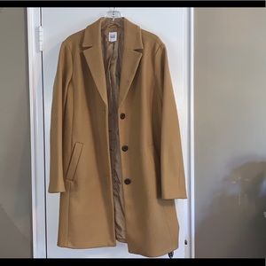 GAP Large Tall Camel Coat